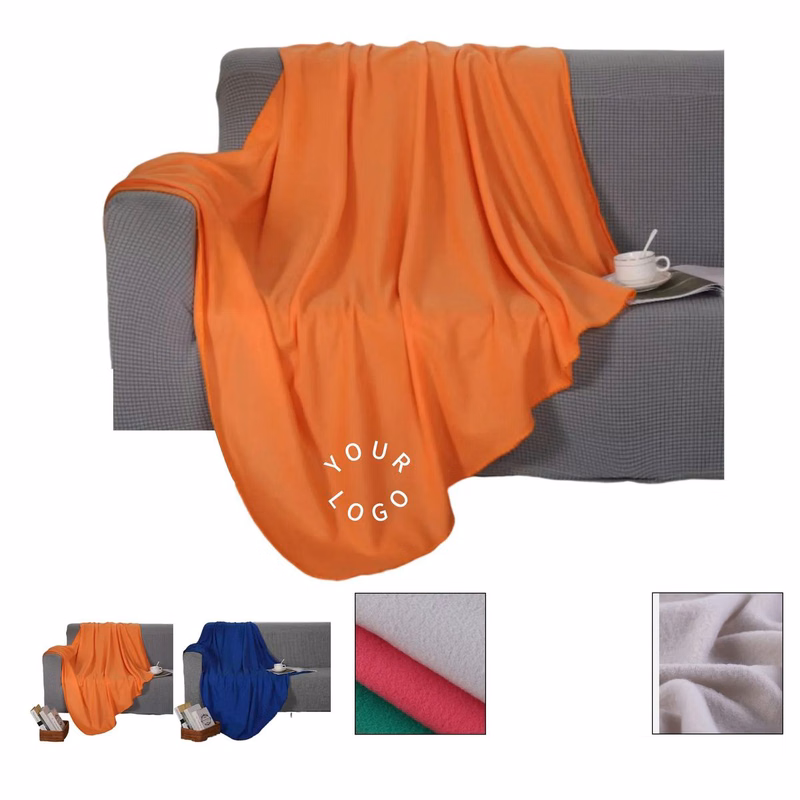 Cozy Velvet Throw Blanket for Sofa and Travel