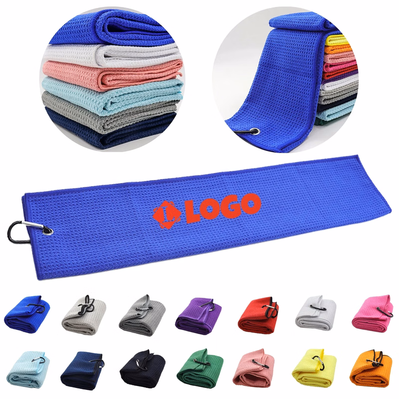 Custom Portable Quick-Dry Superfine Fiber Golf Towel