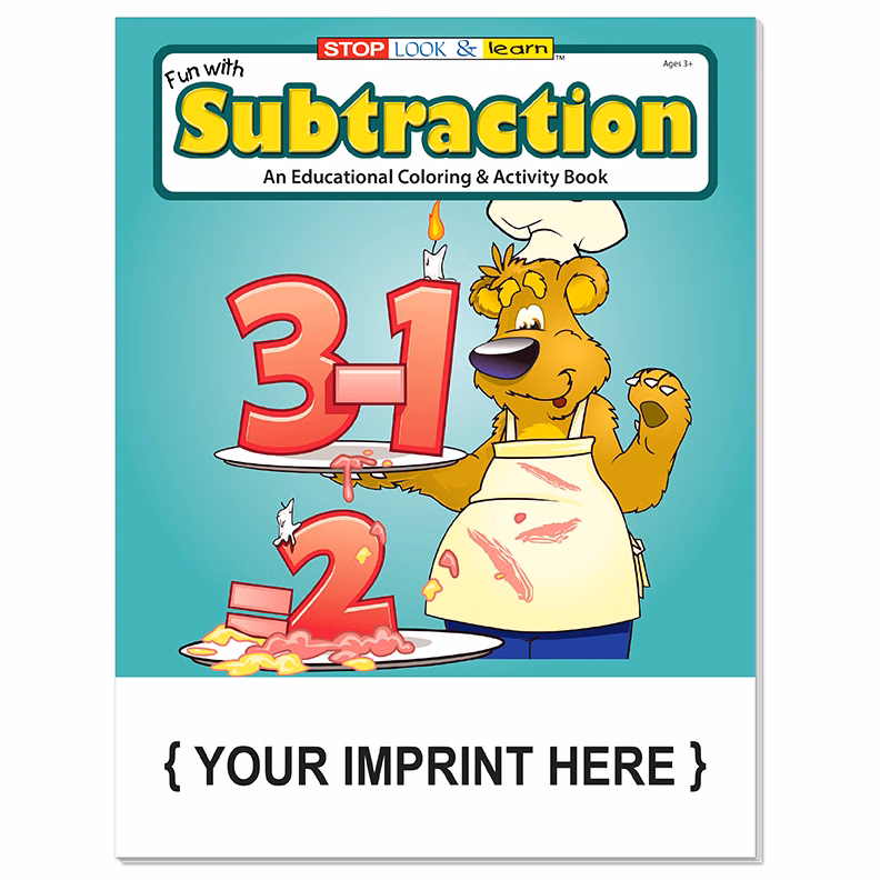 COLORING BOOK - Fun With Subtraction Coloring & Activity Book