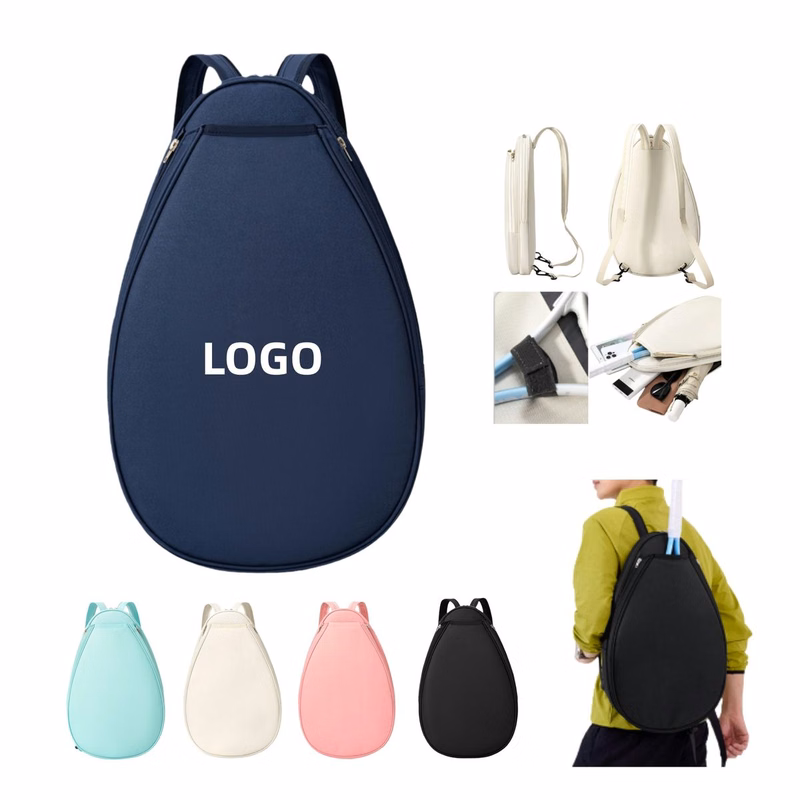 Large Tennis Bag With Zipper Pockets