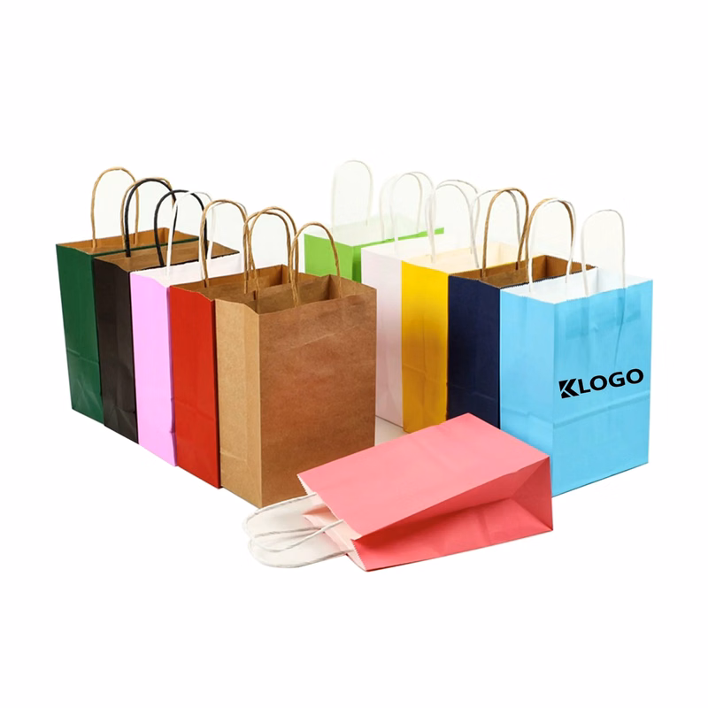 Kraft Paper Tote Bag With Handle