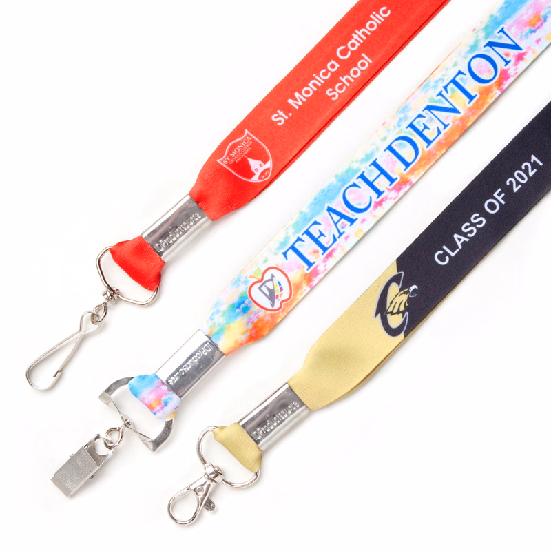 1" Dye Sublimated Youth Lanyard with Breakaway