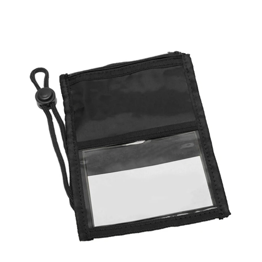 Adjustable Lanyard Neck Wallet - 6.89" x 5.25" 1