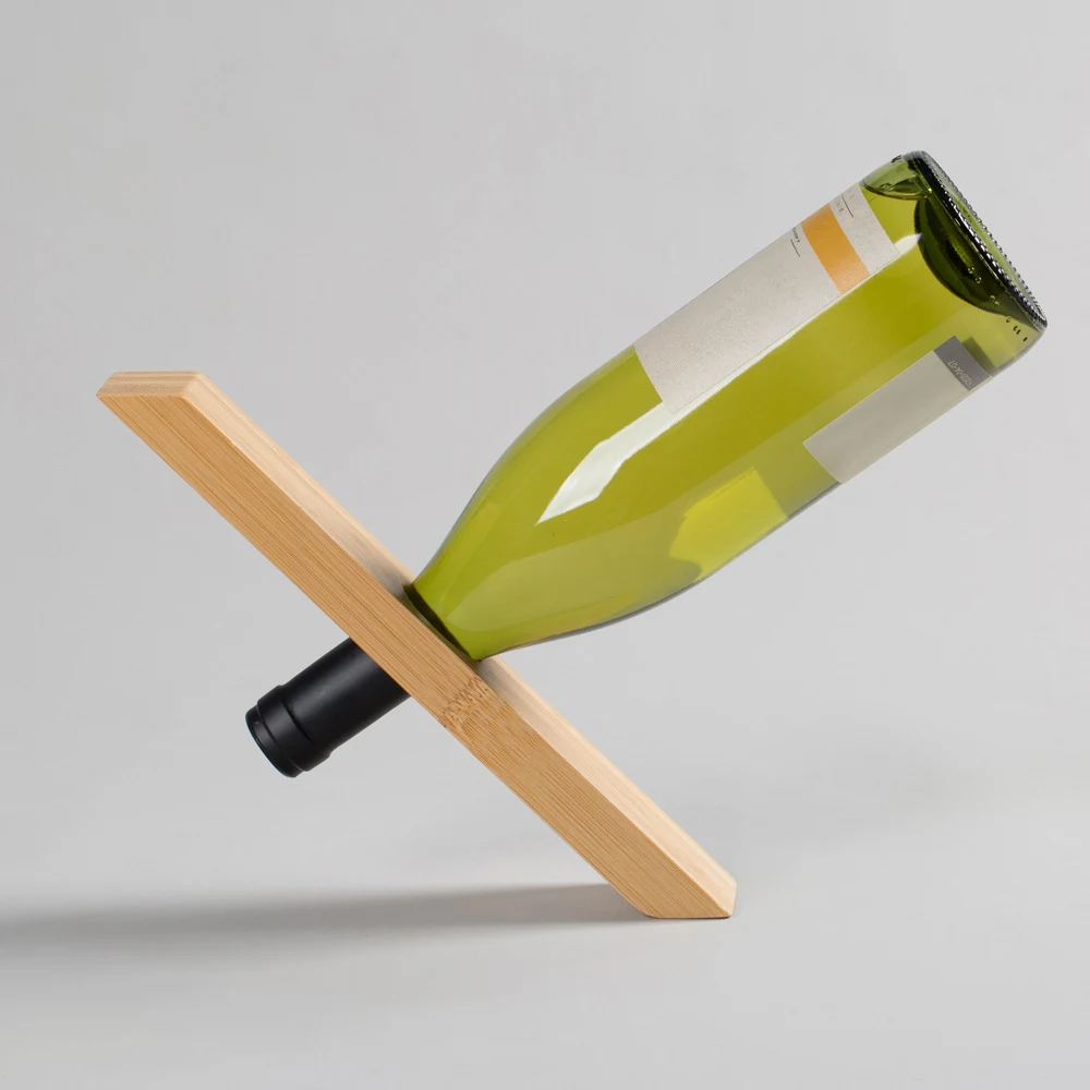 Bamboo Wine Beer Bottle Rack 1