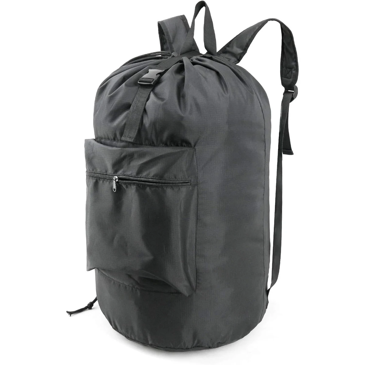 Travel Camp Black Drawstring Closure Backpack 1