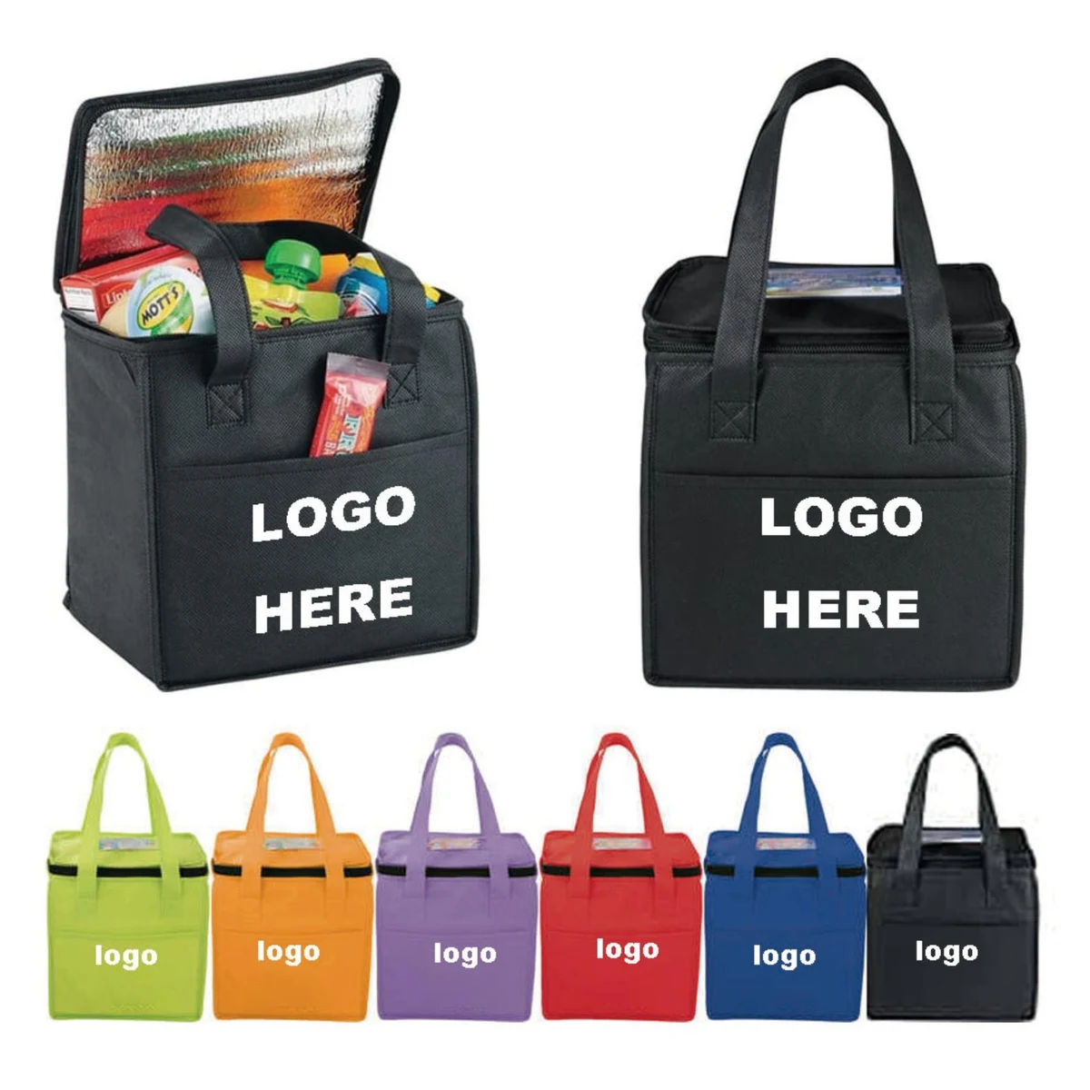 The Cube Non-Woven Cooler Lunch Bag 1