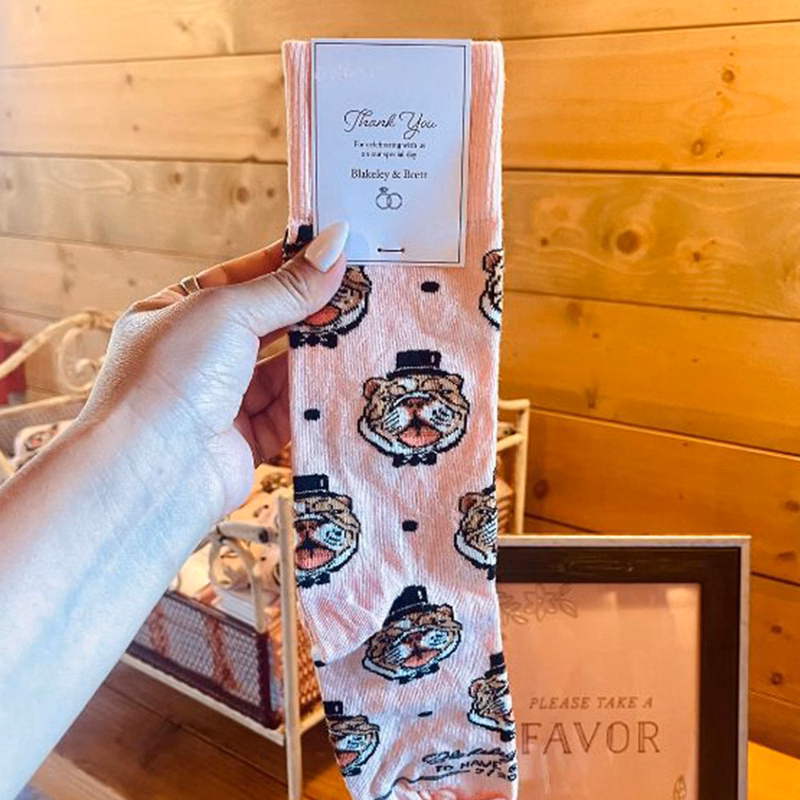Cotton Wedding Socks - Walk Down the Aisle in Style - American Made