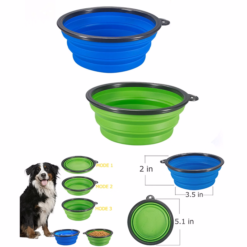 Silicone Collapsible Pet Bowls