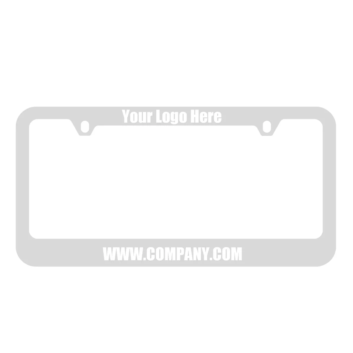 Zinc Alloy Engraved License Plate Frame 1