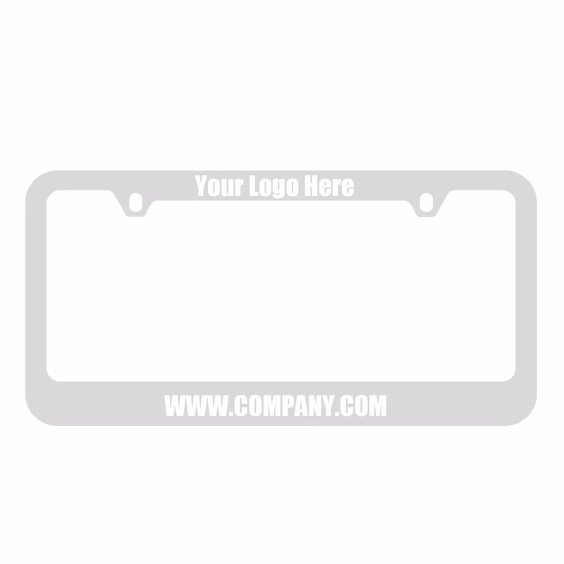 Zinc Alloy Engraved License Plate Frame