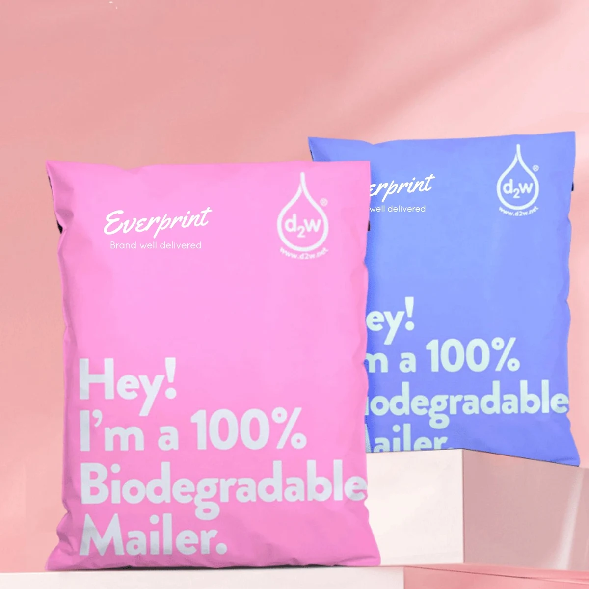 10" x13"Custom 100% biodegradable Recycled Mailer Bag 1