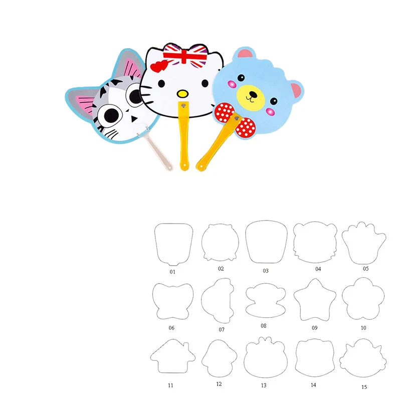PP Plastic Advertising Hand Fan 1