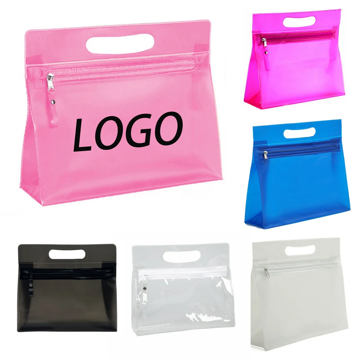Translucent Frosted PVC Storage Bag 1