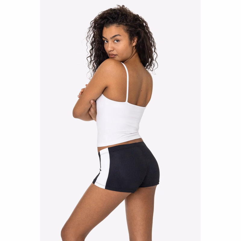 NYLON TRICOT 2-TONE MINI SHORT