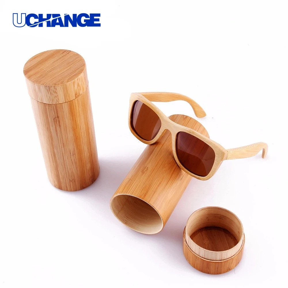 Bamboo Sunglasses with Case Eco-Friendly Summer Eyewear 1