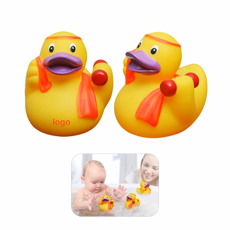 Rubber Duck with Dumbbell
