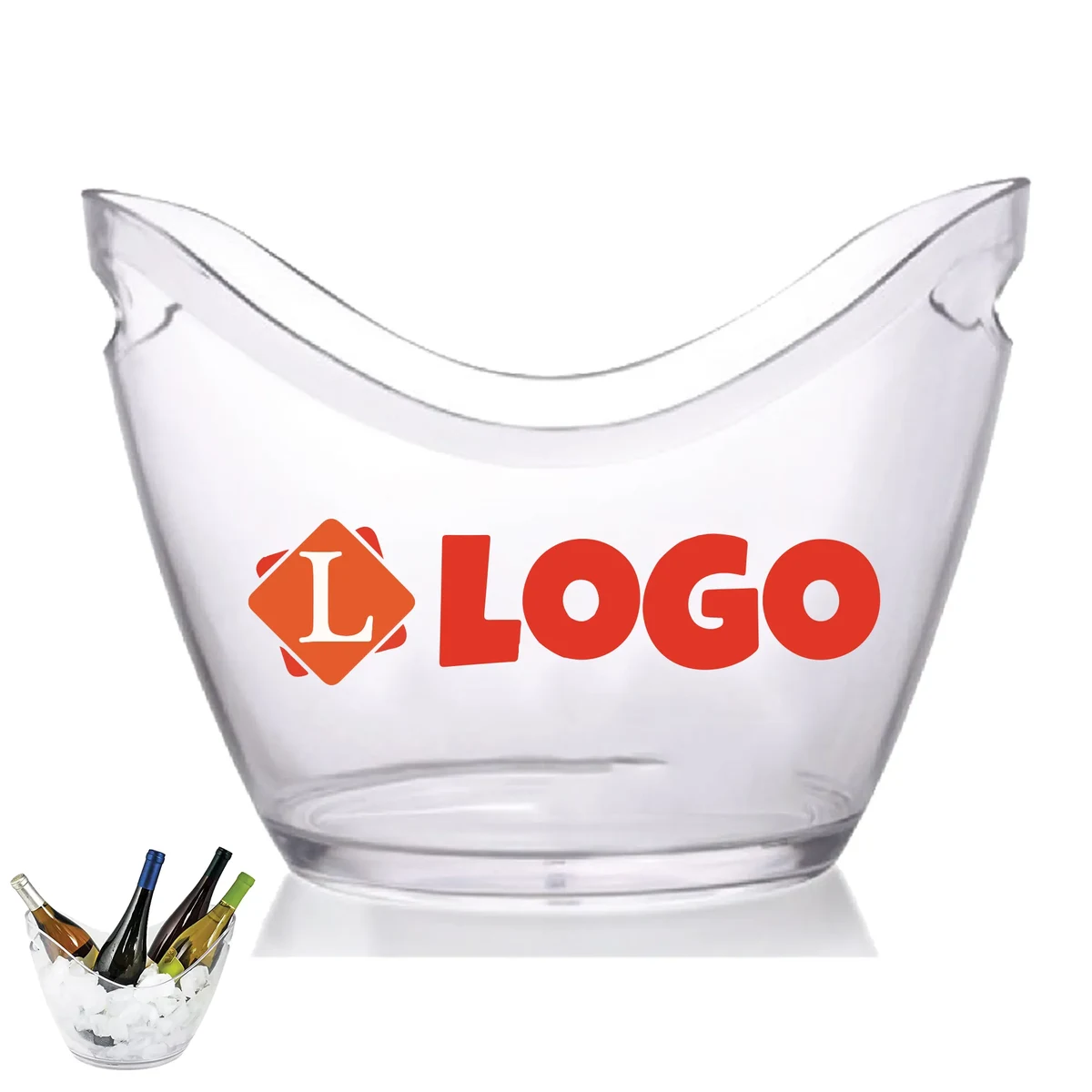 Clear Acrylic 5L Ice Bucket 1