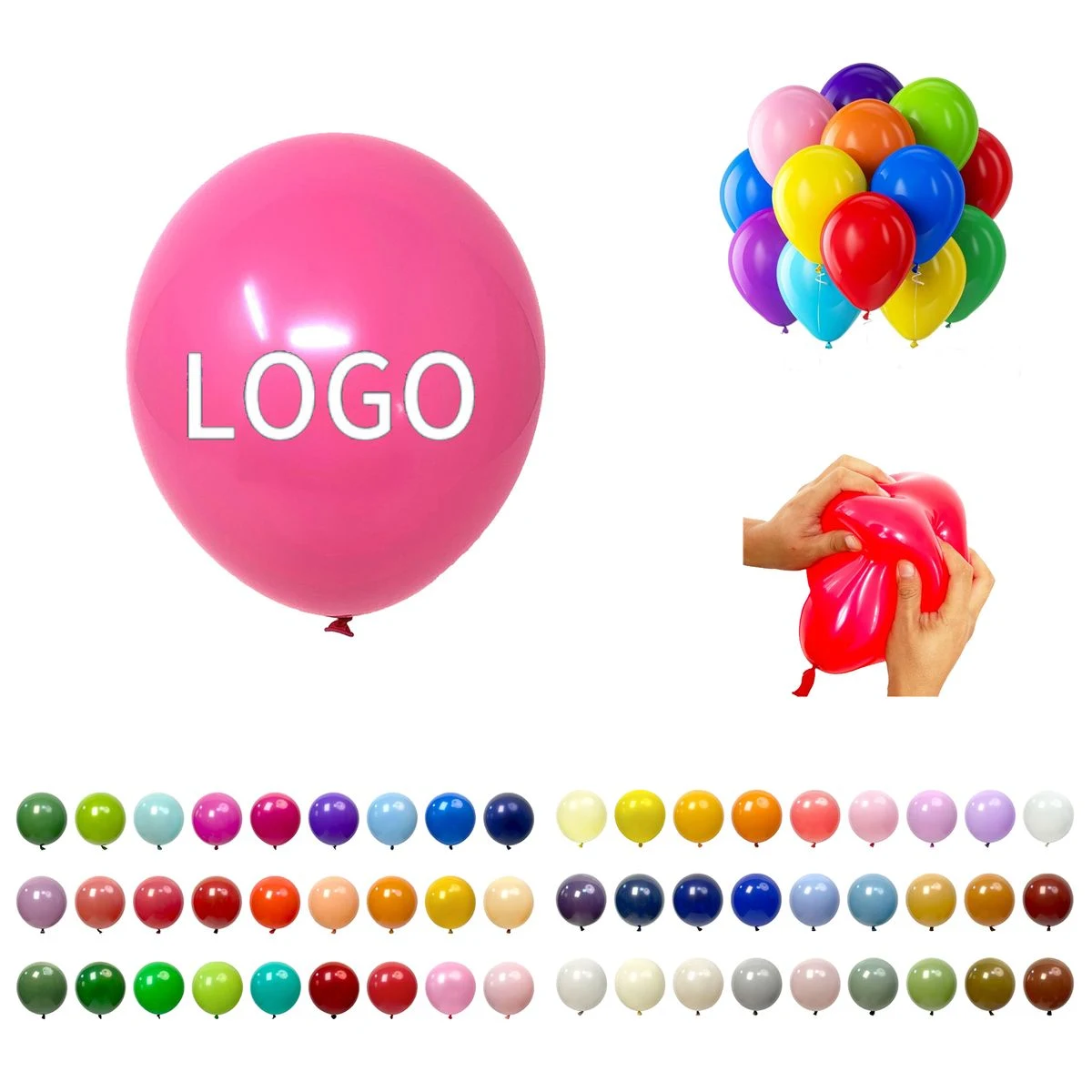 10 Inch Thick Latex Balloons 1