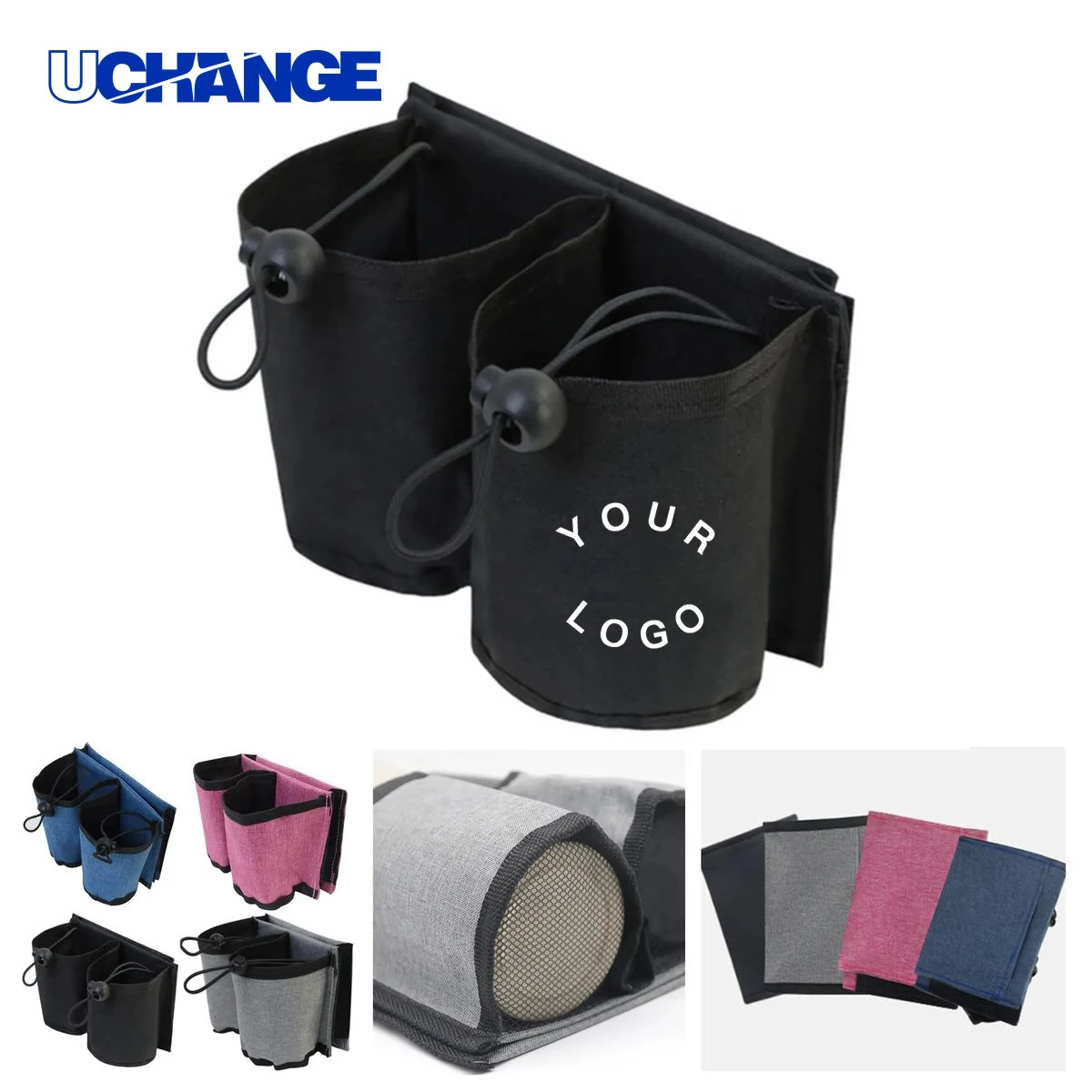 Oxford Multi Pocket Travel Cup Holder Organizer 1