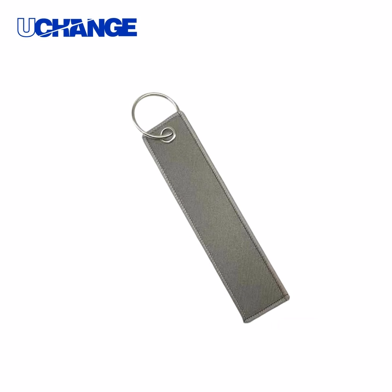 Double Sided Embroidered Luggage Keychain Tag 5.2" for Travel