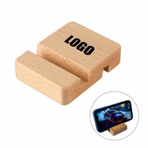 Elegant Wooden Phone And Tablet Stand For Hands Free Viewing And Charging