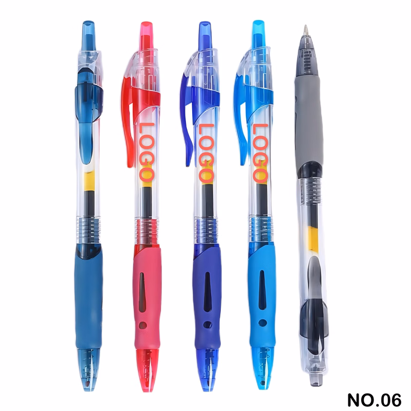 Colorful click-type premium business office ballpoint pen