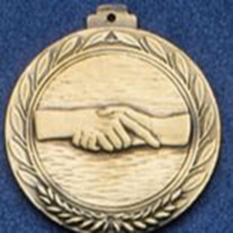 2.5" Stock Cast Medallion (Handshake)