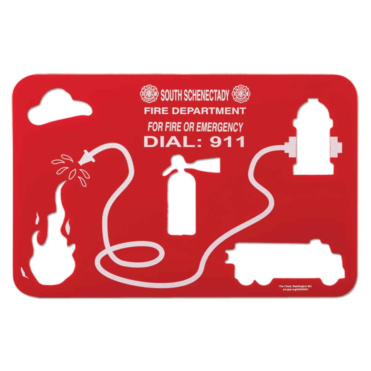 Fire Prevention Poly Stencil 1
