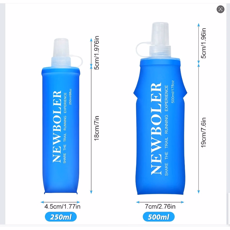 Custom TPU Outdoor Collapsible Water Bottle Flask