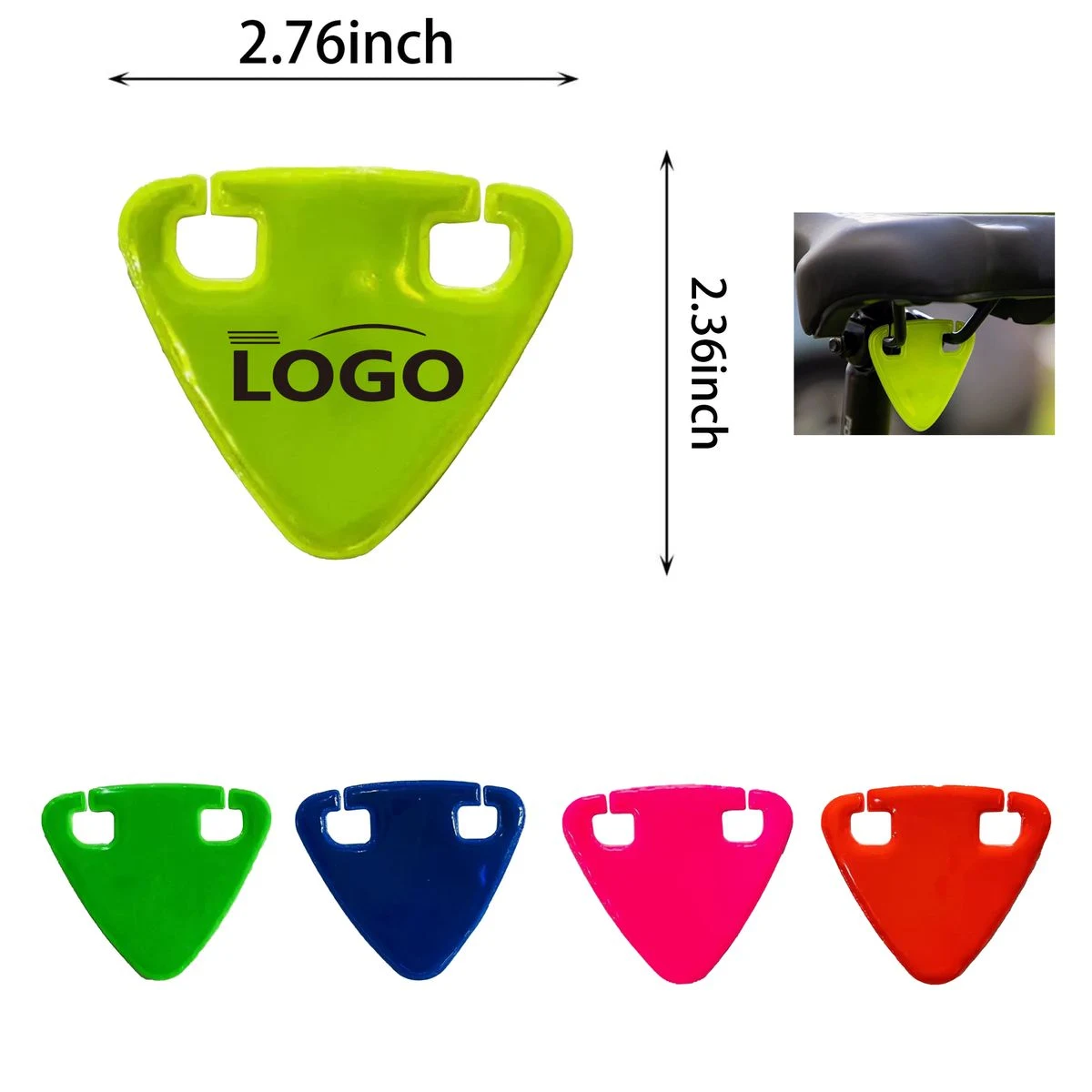 PVC Bicycle Saddle Reflector 1
