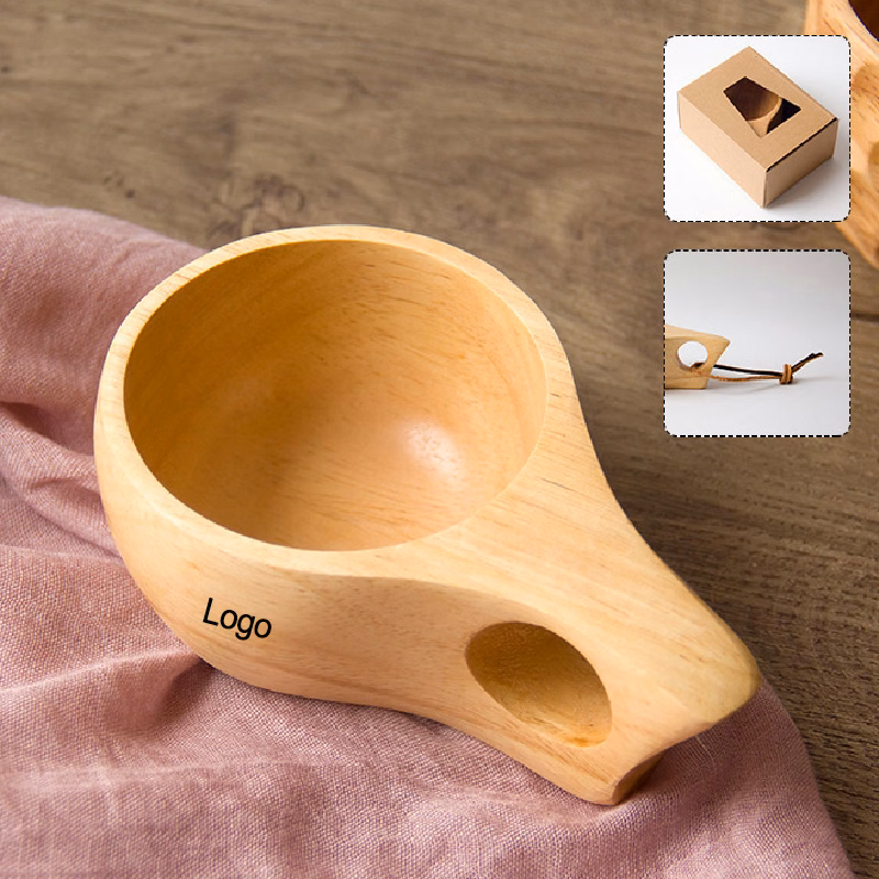 100ml Custom Wood Tea Drinking Mug