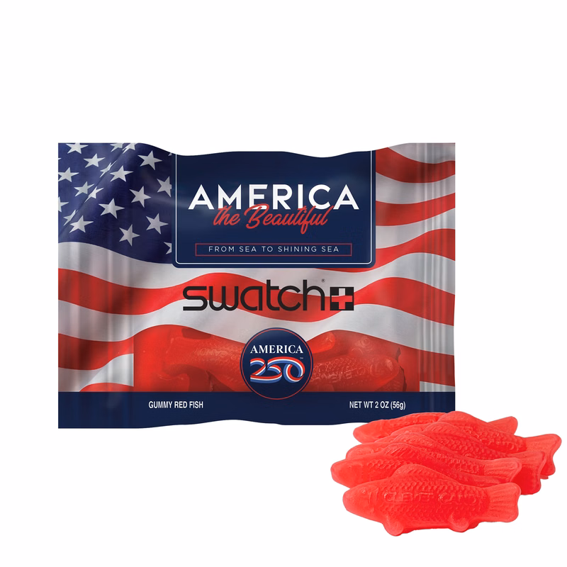 America 250- 2oz. Digibag- Gummy Red Fish