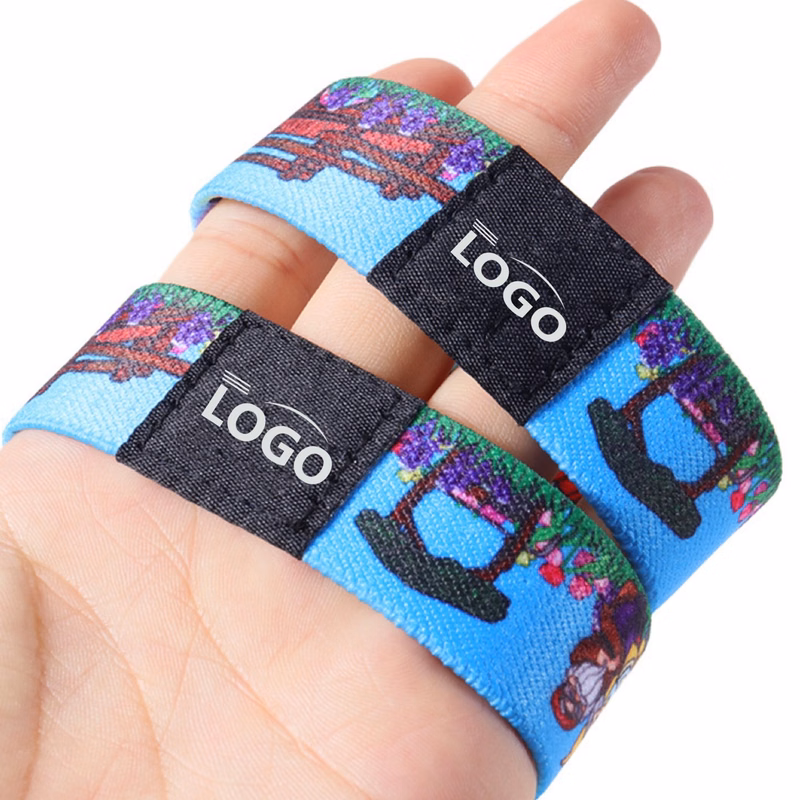 Full Color Reversible Stretch Wrist Bands
