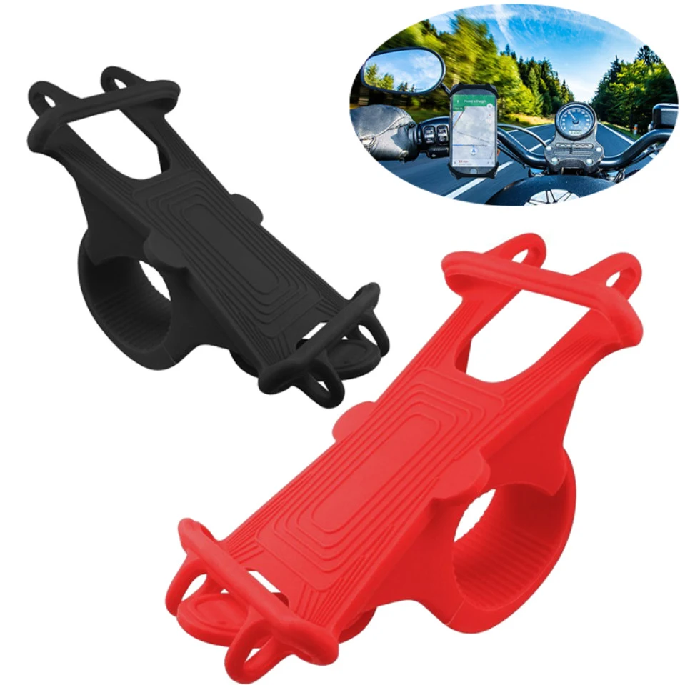 Silicone outdoor bike mount mobile phone holder 1