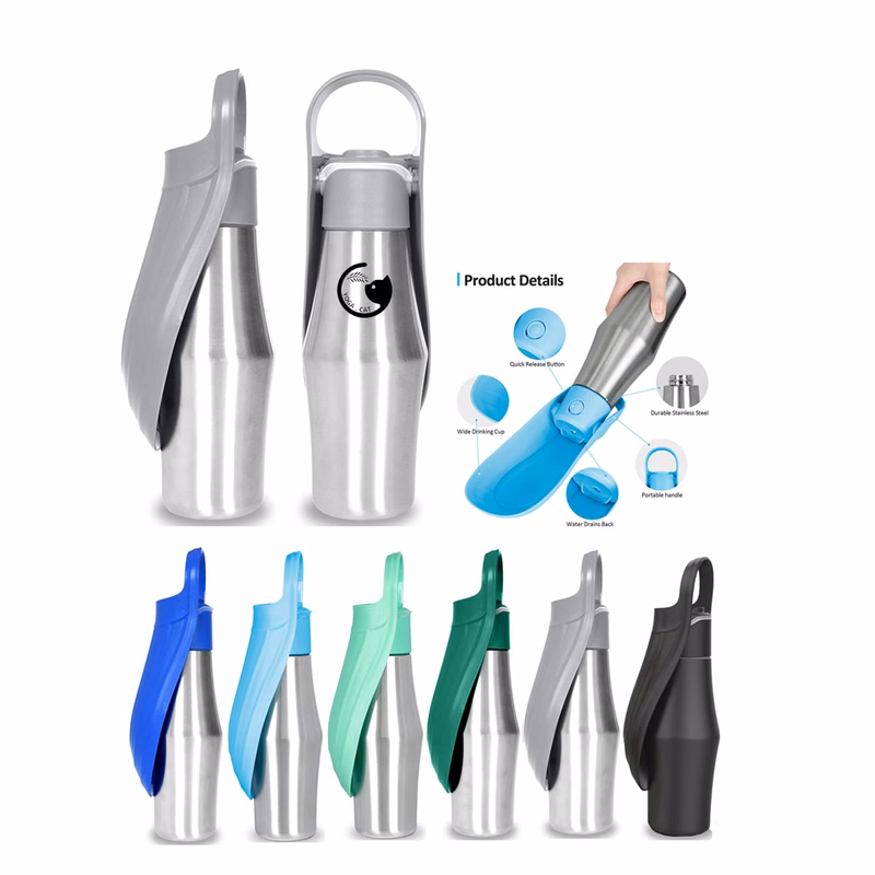Stainless Steel Single Wall Pet Water Bottle