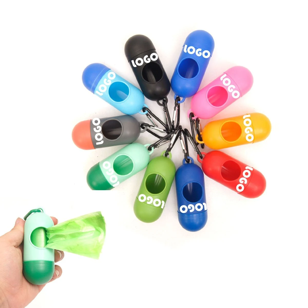 Portable Pet Waste Bag Organizer With Hook 1