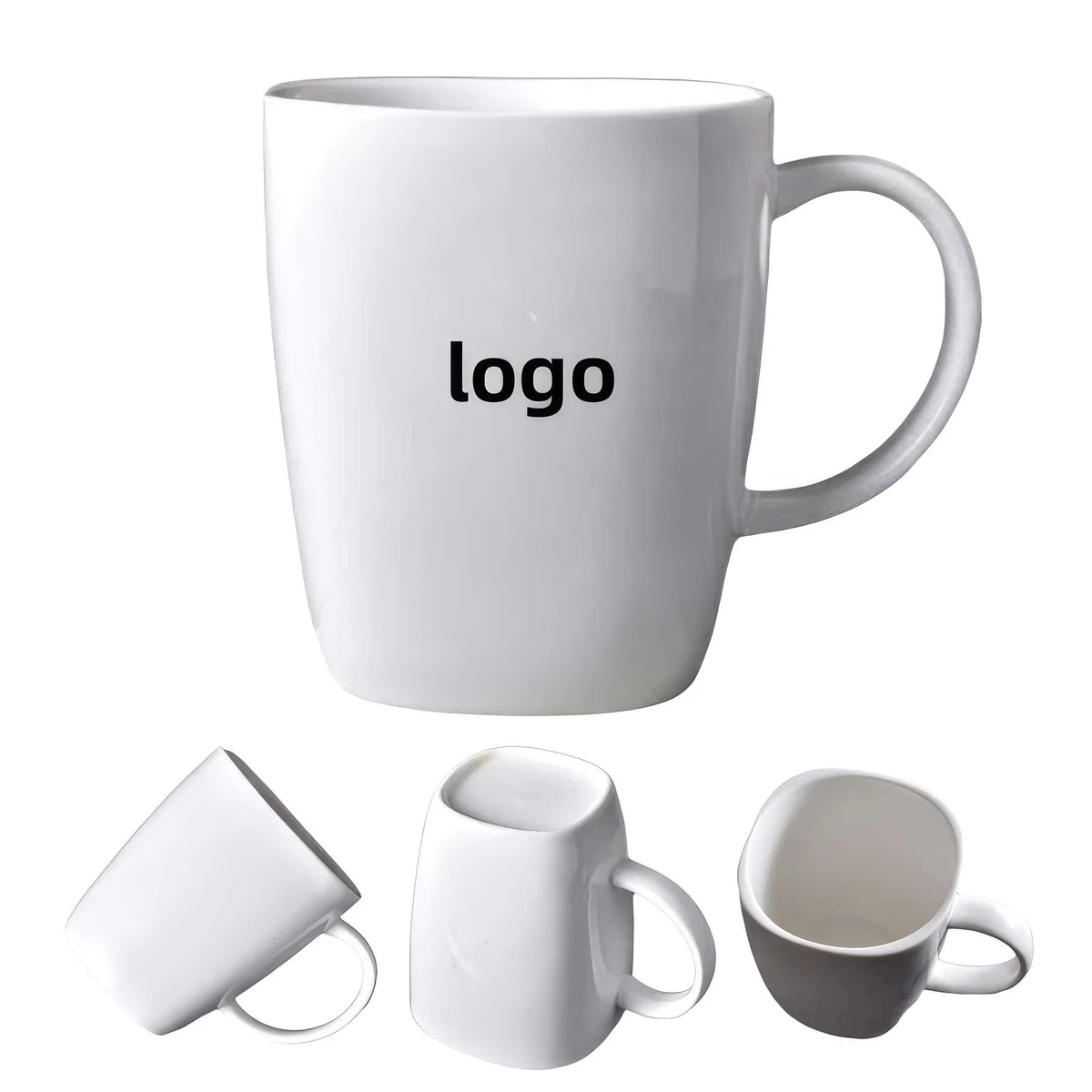 Custom 11 Oz white ceramic coffee mug 1