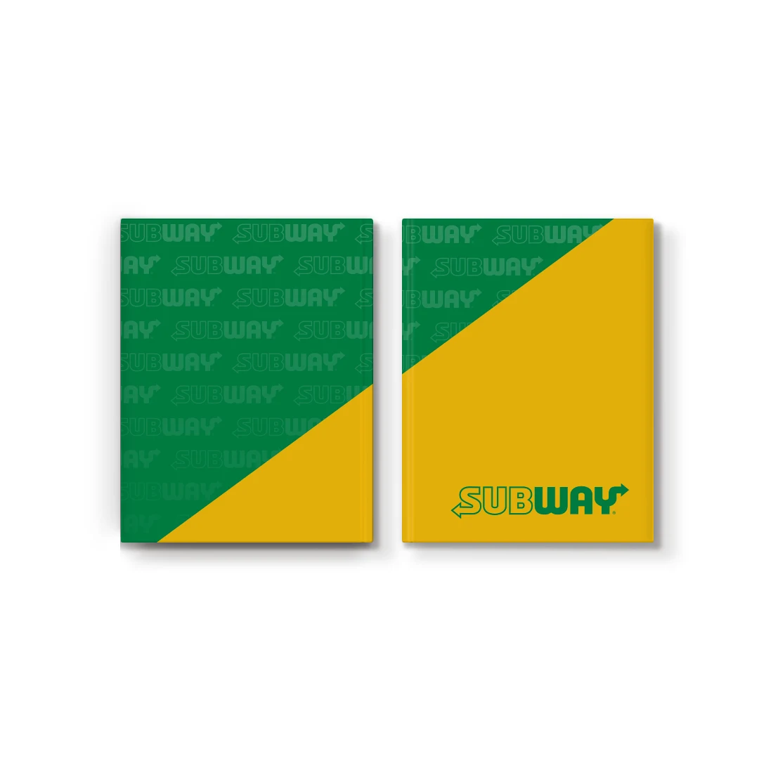 Full Color Custom Medium Hardcover Layflat Notebook 1