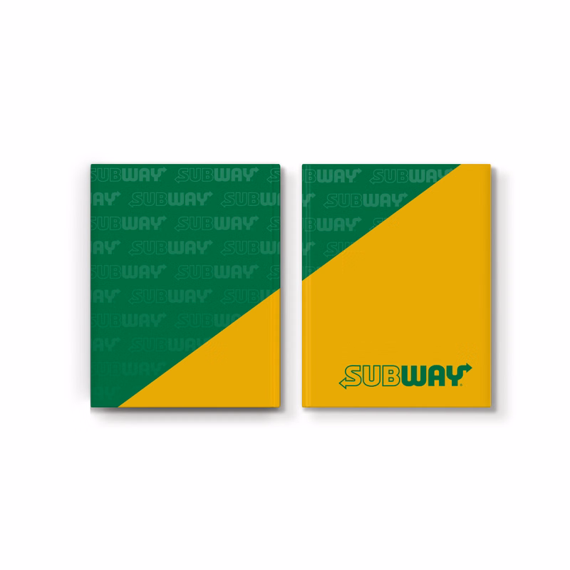 Full Color Custom Medium Hardcover Layflat Notebook