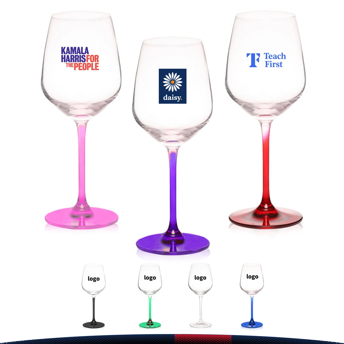 13 oz. Lead Free Crystal Goblet Wine Glass 1