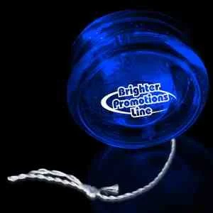 2 3/8" Blue Light Up Glow LED Yo-Yo 1