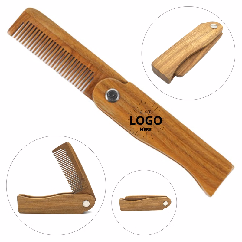 Green Sandalwood Folding Comb