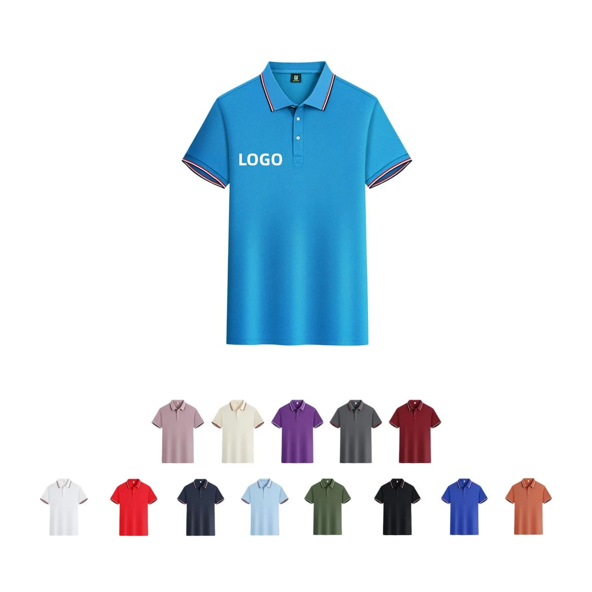 Breathable Summer Business Brand Polo 1