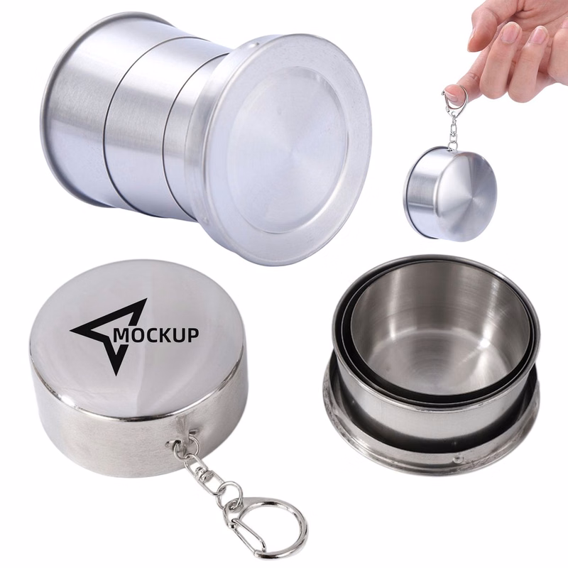 Outdoor Stainless Steel Folding Water Cup