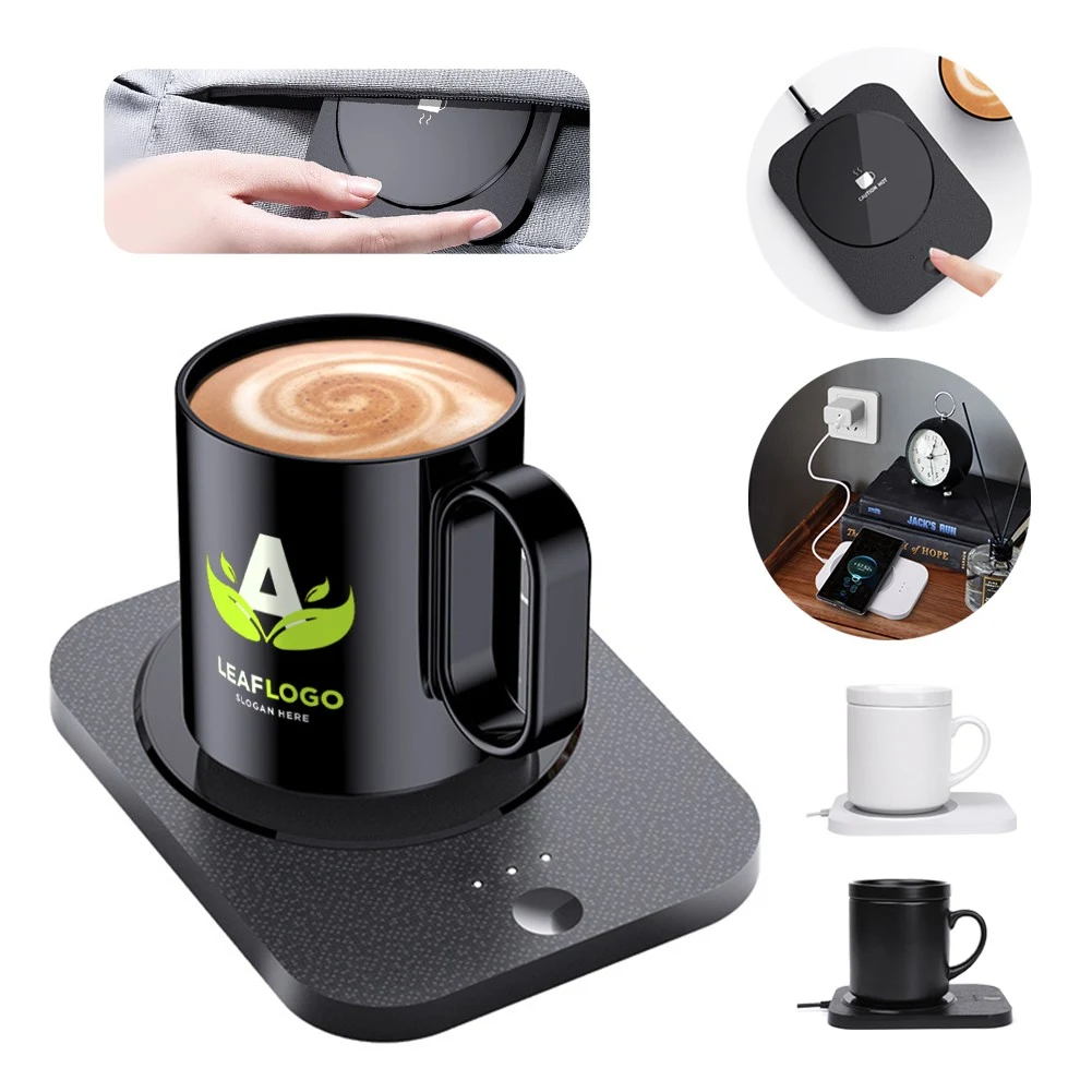 2-in-1 Cup Warmer Set with Wireless Charger Constant Pad 1