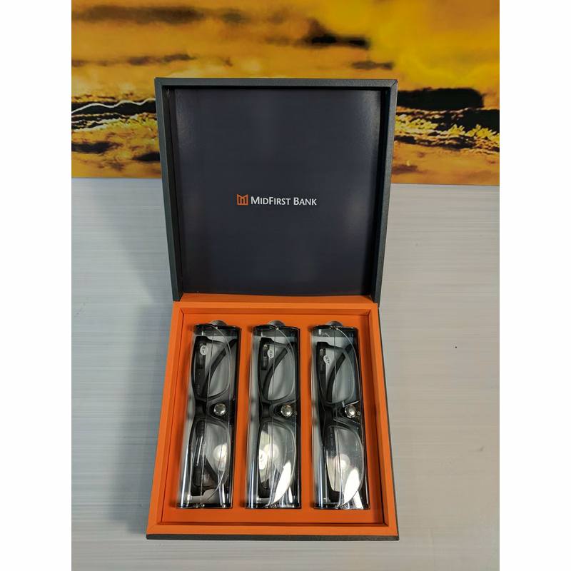 Custom Printed Full Color Hinged Soft Touch Luxury Gift Box - 7x7x2
