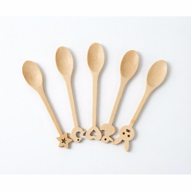 Custom bamboo spoon