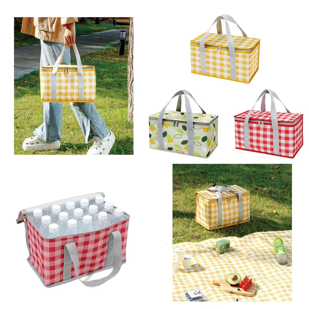 Outdoor Collapsible Picnic Basket MOQ 50 PCS 1