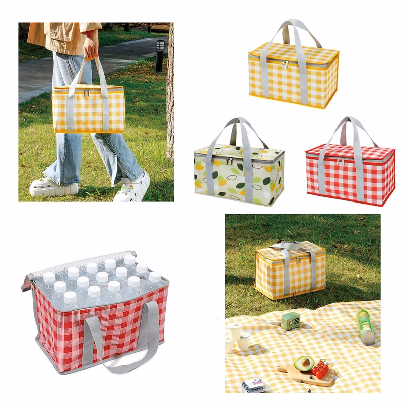 Outdoor Collapsible Picnic Basket MOQ 50 PCS