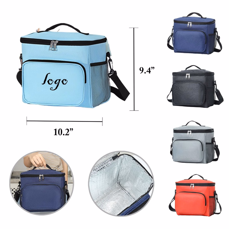 MOQ50 Insulated Aluminum Foil Picnic Lunch Cooler Bag
